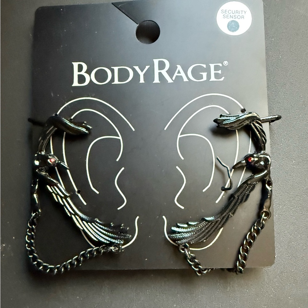 Body Rage Black Ear Cuffs Set - Picture 4 of 9